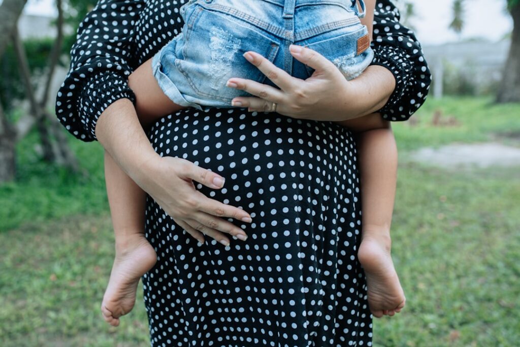 a woman holding her hands together